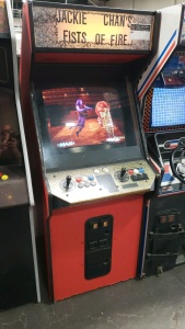 JACKIE CHAN'S FISTS OF FIRE UPRIGHT ARCADE GAME