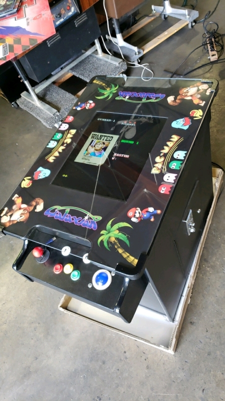 412 IN 1 MULTICADE COCKTAIL TABLE ARCADE GAME BLACK BRAND NEW