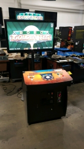 GOLDEN TEE LIVE 2020 GOLF PEDESTAL W/ LCD ARCADE GAME