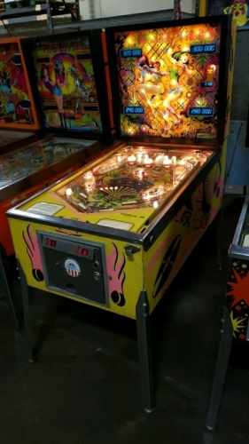 ROLLER DISCO WIDE BODY CLASSIC PINBALL MACHINE GOTTLIEB 1980