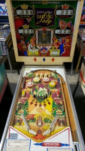 DANCING LADY PINBALL MACHINE GOTTLIEB 1966