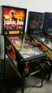 JURASSIC PARK PINBALL MACHINE DATA EAST 1993