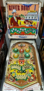 RIVER BOAT CLASSIC PINBALL MACHINE WILLIAMS 1964