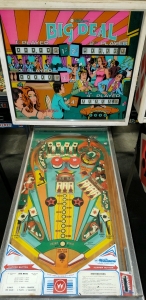 BIG DEAL CLASSIC PINBALL MACHINE WILLIAMS 1977