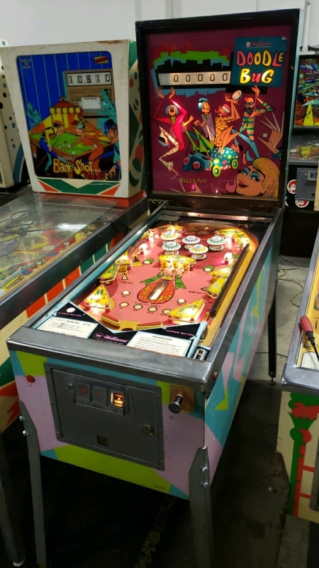 DOODLE BUG CLASSIC PINBALL MACHINE WILLIAMS 1971