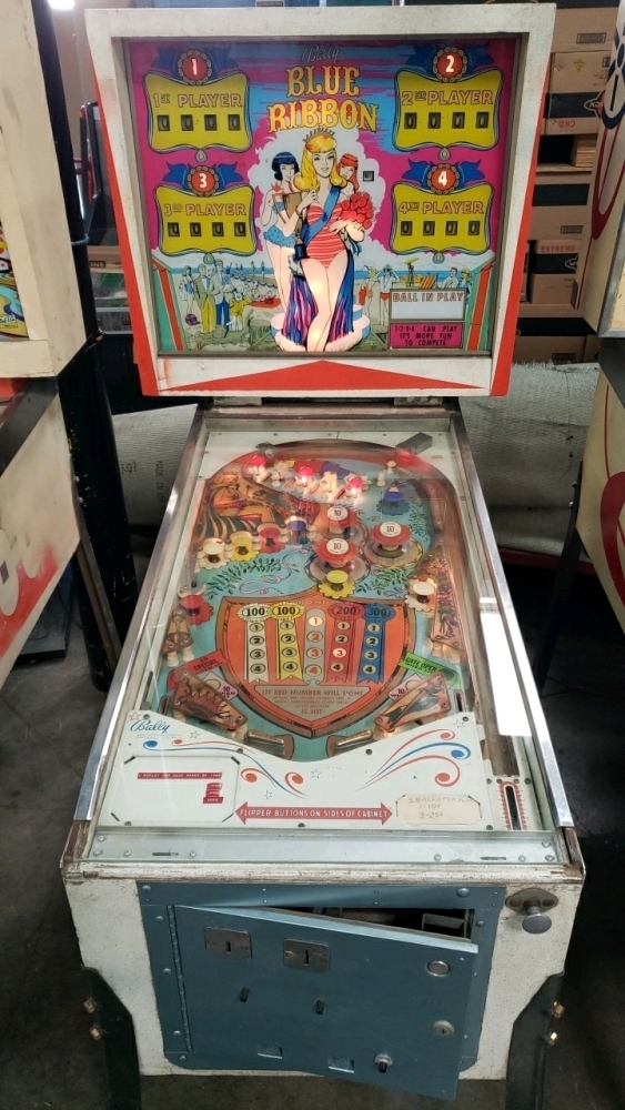 BLUE RIBBON CLASSIC PINBALL MACHINE BALLY 1965