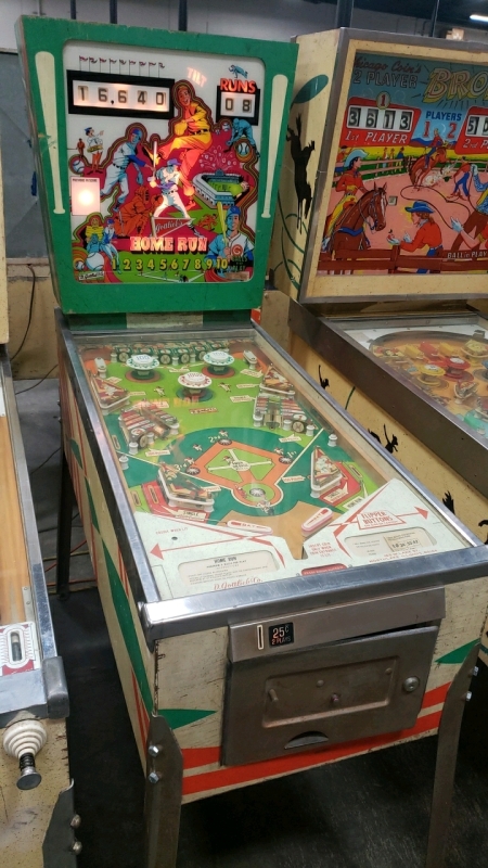 HOME RUN PINBALL MACHINE GOTTLIEB 1971