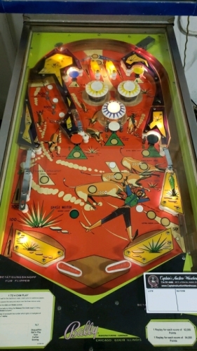 DOGIES 4 PLAYER E.M. PINBALL MACHINE BALLY 1968 GERMAN